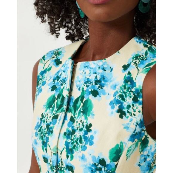 TUCKERNUCK Waters Edge Hydrangea Rhoda Tunic Top NWT Size 6 - Picture 5 of 9